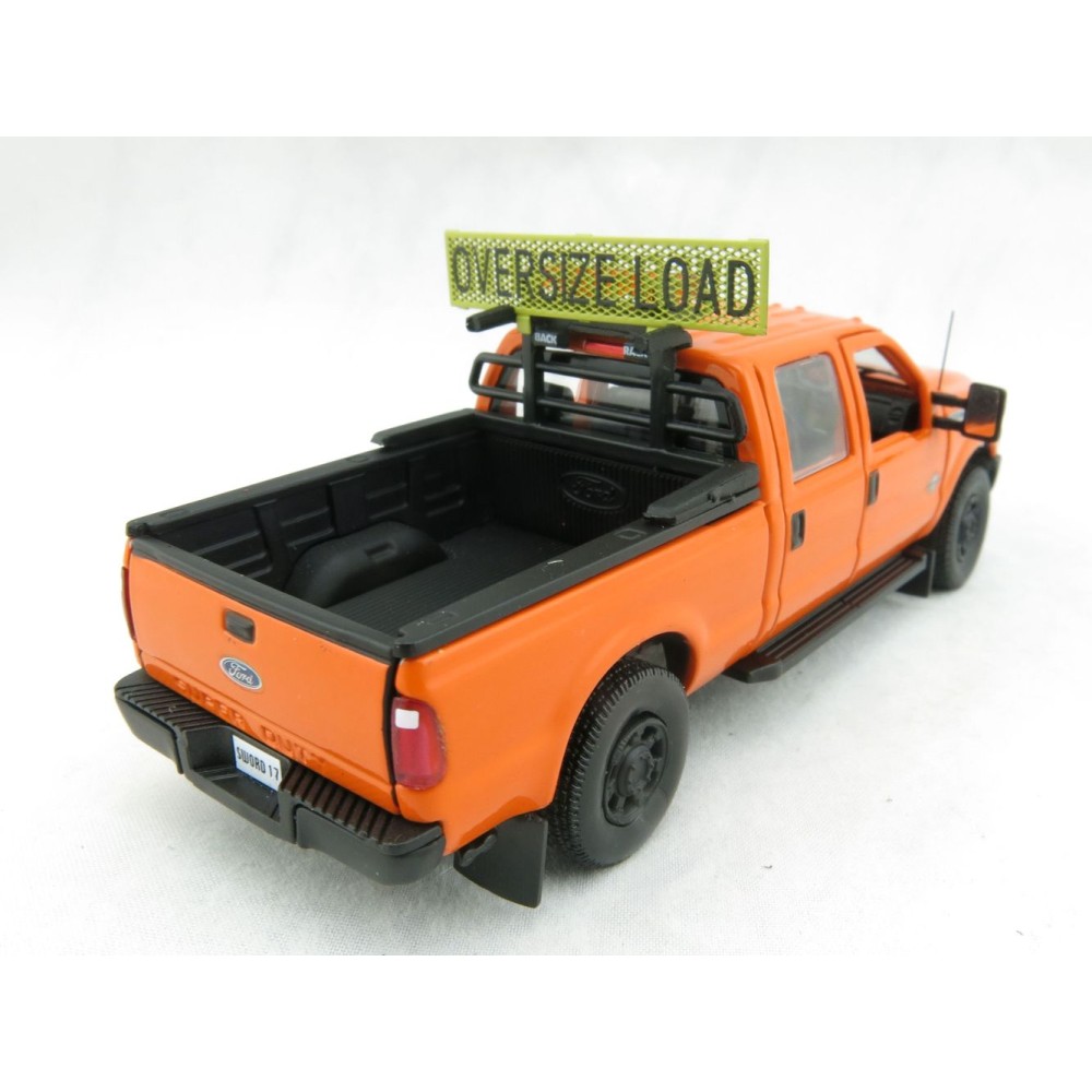 Sword - Ford F250 XLT Pick Up Pilot Escort Truck with Super Cab Orange - 1:50