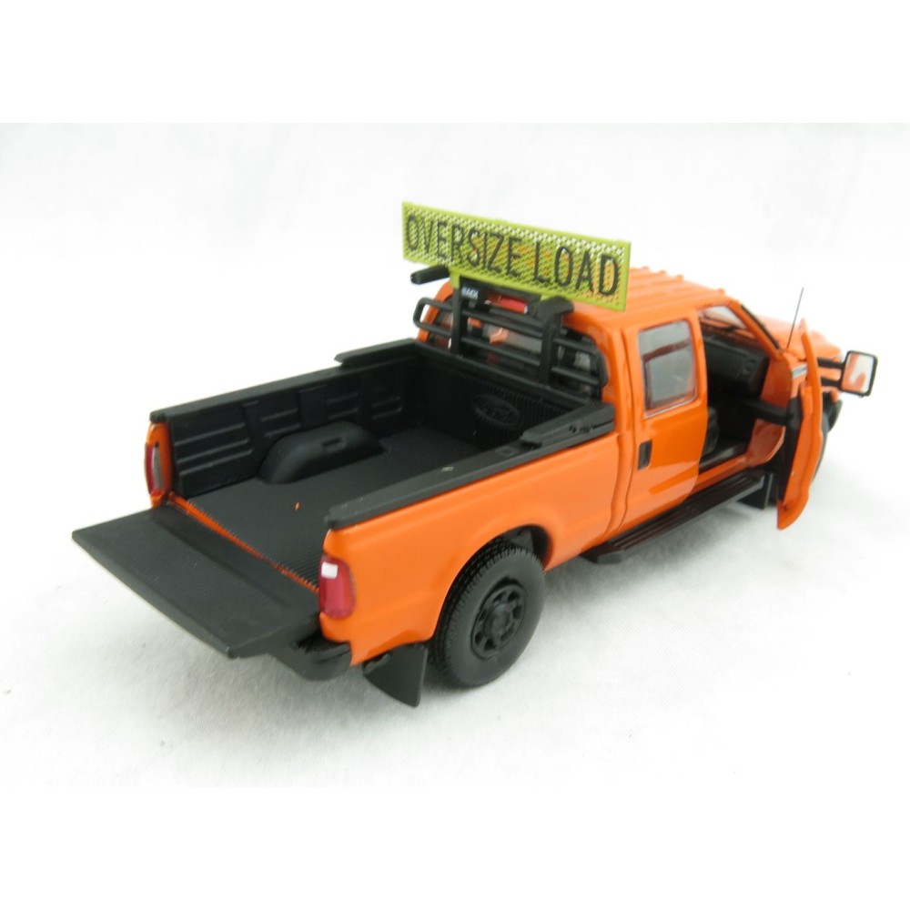 Sword - Ford F250 XLT Pick Up Pilot Escort Truck with Super Cab Orange - 1:50
