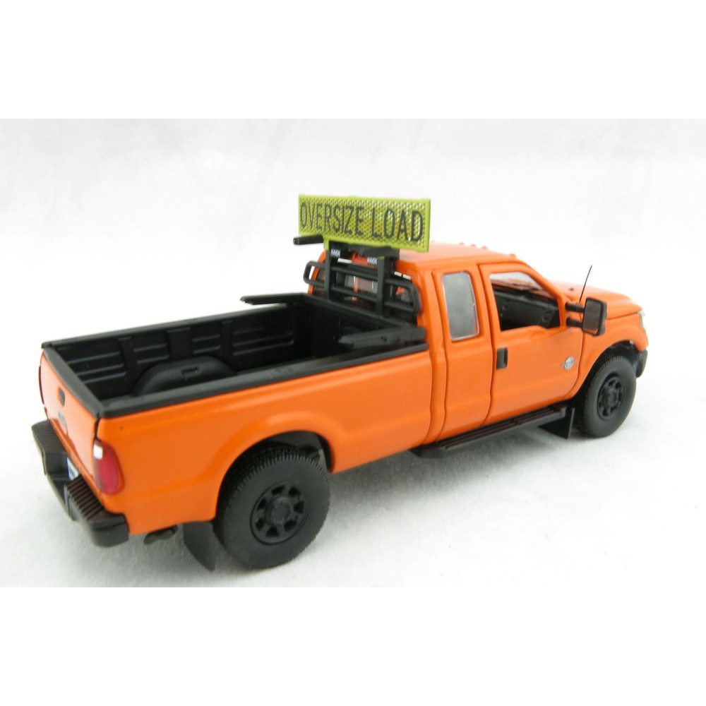Sword - Ford F250 XLT Pick Up Pilot Escort Truck with Super Cab Orange - 1:50