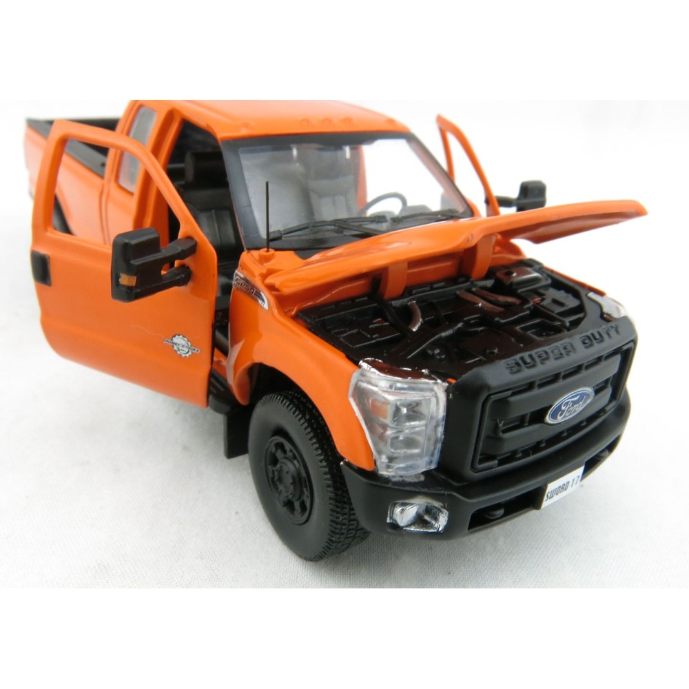 Sword - Ford F250 XLT Pick Up Pilot Escort Truck with Super Cab Orange - 1:50