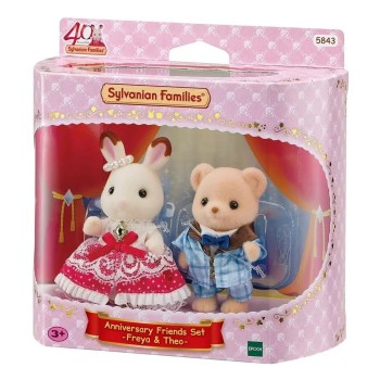 Sylvanian Families 5843 - Anniversary Friends Set - Freya & Theo