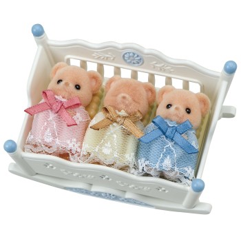 Sylvanian Families 5866 - Biscuit Bear Sleepy Triplets