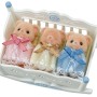 Sylvanian Families 5866 - Biscuit Bear Sleepy Triplets