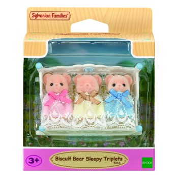 Sylvanian Families 5866 - Biscuit Bear Sleepy Triplets