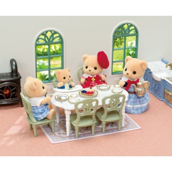 Sylvanian Families 5867 - Red Roof Riverside Manor Elegant Dining Room