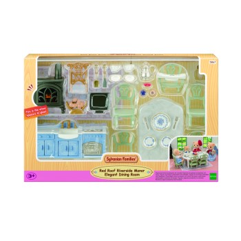 Sylvanian Families 5867 - Red Roof Riverside Manor Elegant Dining Room