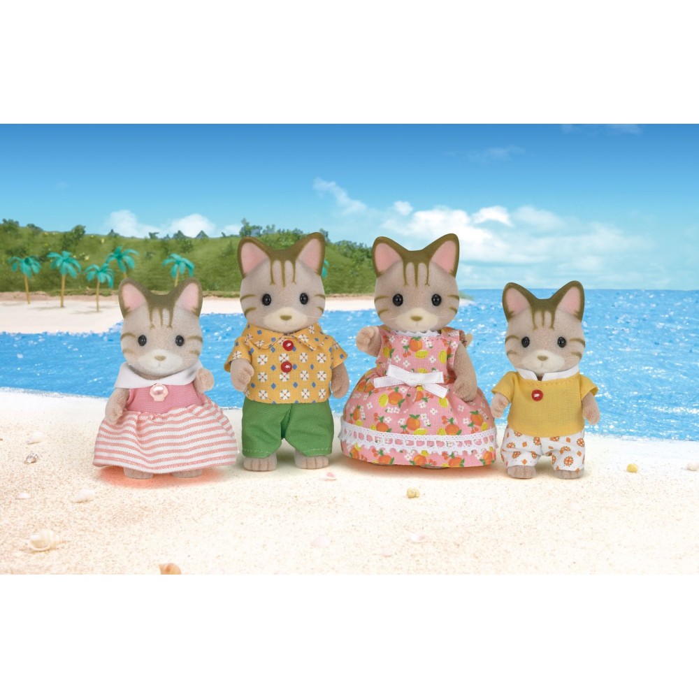 Sylvanian Families 5180 - Striped Cat Family