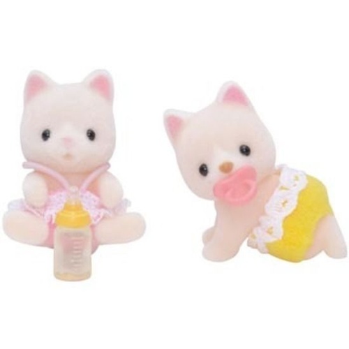 Sylvanian Families 5082 Silk Cat Twins