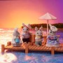Sylvanian Families 5508 - Sea Breeze Rabbit Family