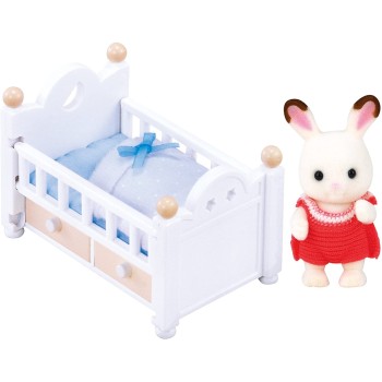 Sylvanian Families 5017 - Chocolate Rabbit Baby Set