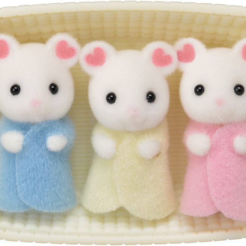 Sylvanian Families 5337 - Marshmallow Mouse Triplets