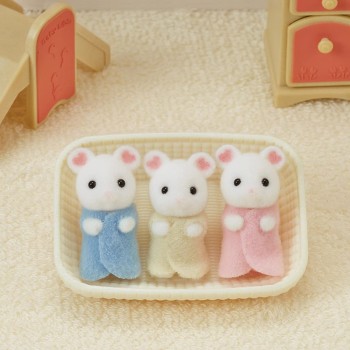 Sylvanian Families 5337 - Marshmallow Mouse Triplets