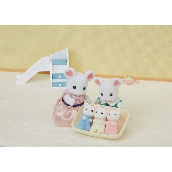 Sylvanian Families 5337 - Marshmallow Mouse Triplets