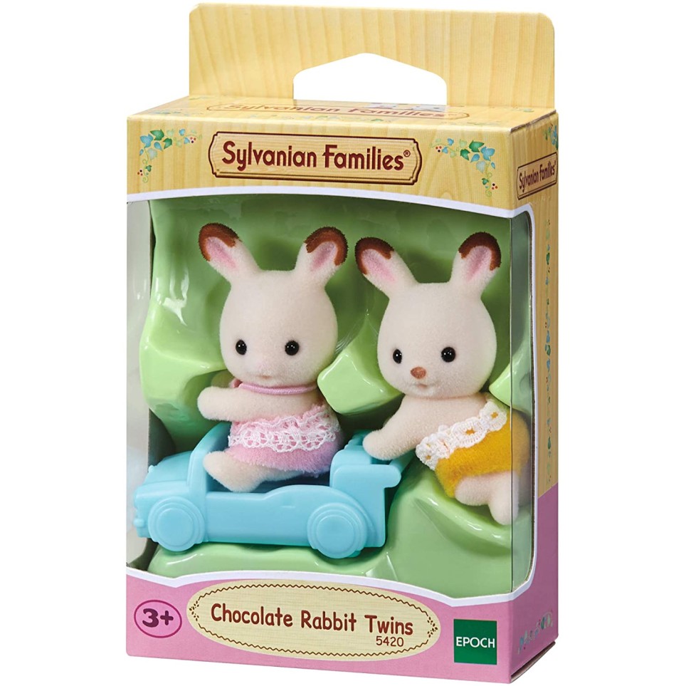 Sylvanian Families 5420 - Chocolate Rabbit Twins