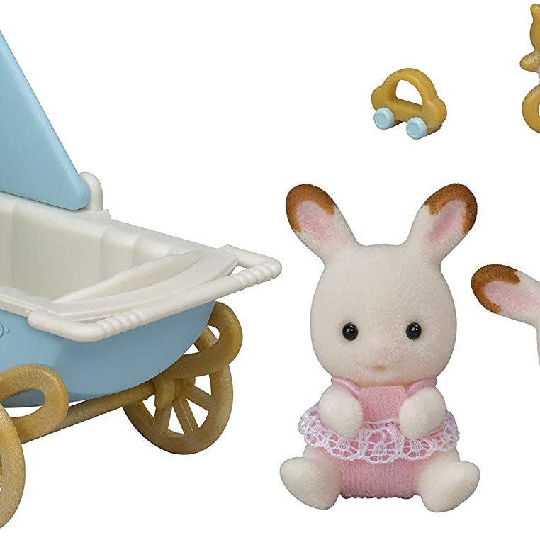 Sylvanian Families 5432 - Chocolate Rabbit Twins Set