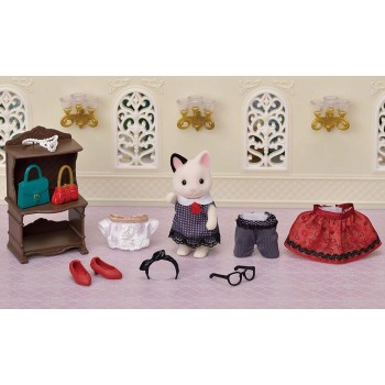Sylvanian Families 5462 - Fashion Play Set  - Tuxedo Cat