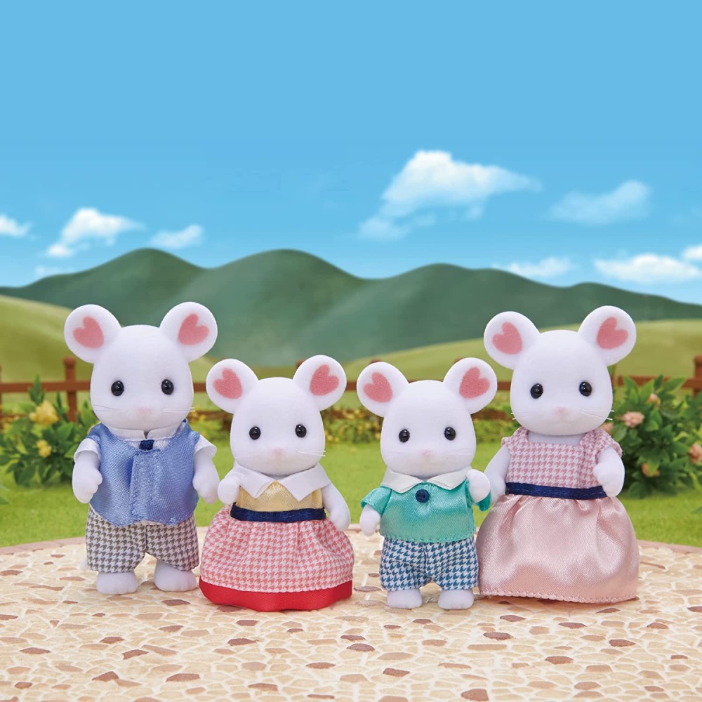 Sylvanian Families 5308 - Marshmallow Mouse Family