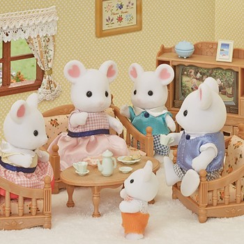 Sylvanian Families 5308 - Marshmallow Mouse Family