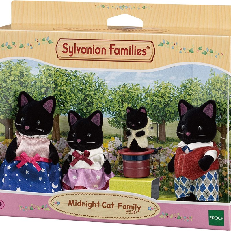 Sylvanian Families 5530 - Midnight Cat Family