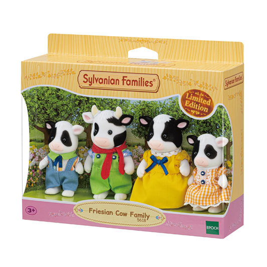 Sylvanian Families 5618 - Friesian Cow Family