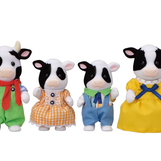 Sylvanian Families 5618 - Friesian Cow Family