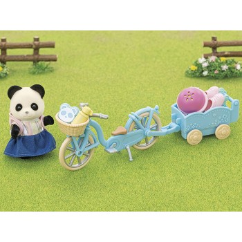 Sylvanian Families 5652 - Cycle & Skate Set - Panda Girl