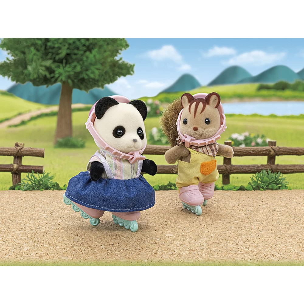 Sylvanian Families 5652 - Cycle & Skate Set - Panda Girl