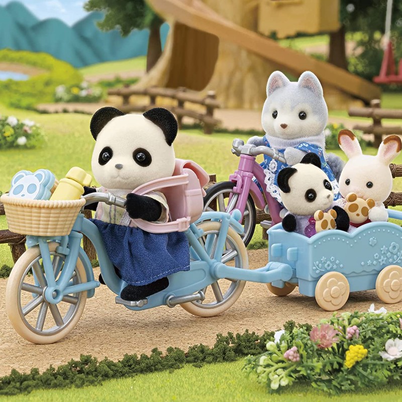 Sylvanian Families 5652 - Cycle & Skate Set - Panda Girl