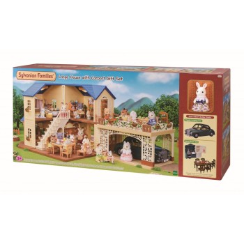 Sylvanian Families 5669 - Large House With Carport - Gift Set
