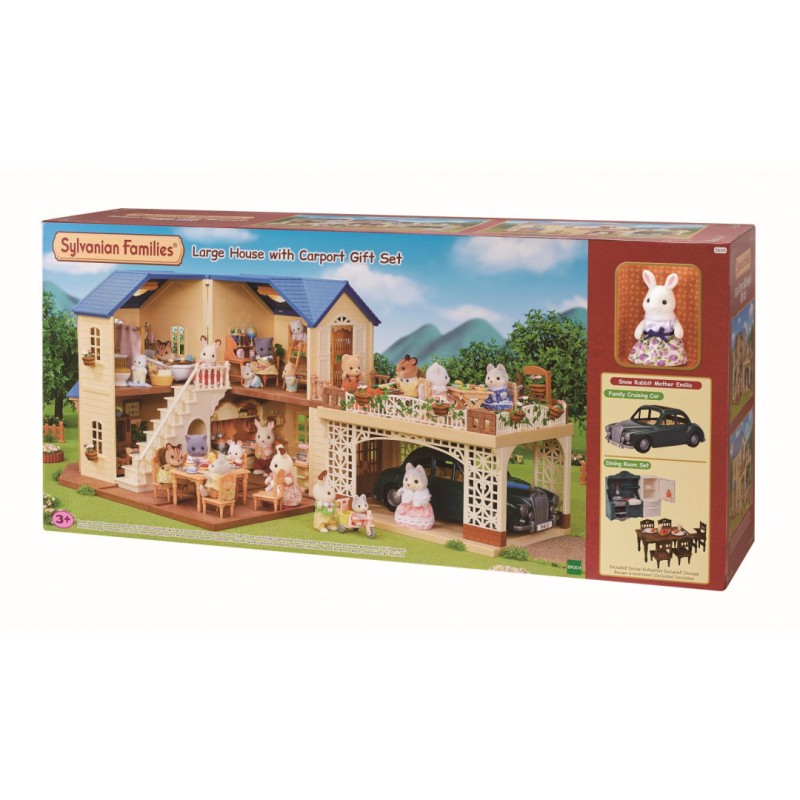 Sylvanian Families 5669 - Large House With Carport - Gift Set