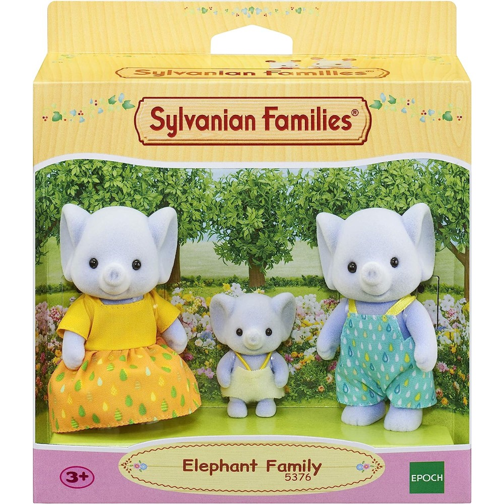 Sylvanian Families 5376- Elephant Family 3 pack