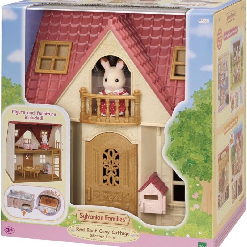 Sylvanian Families 5567 - Red Roof Cosy Cottage (Starter Home)