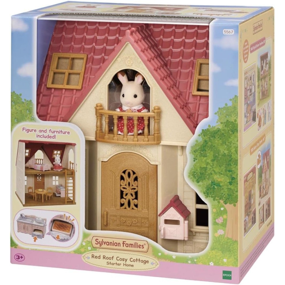 Sylvanian Families 5567 - Red Roof Cosy Cottage (Starter Home)