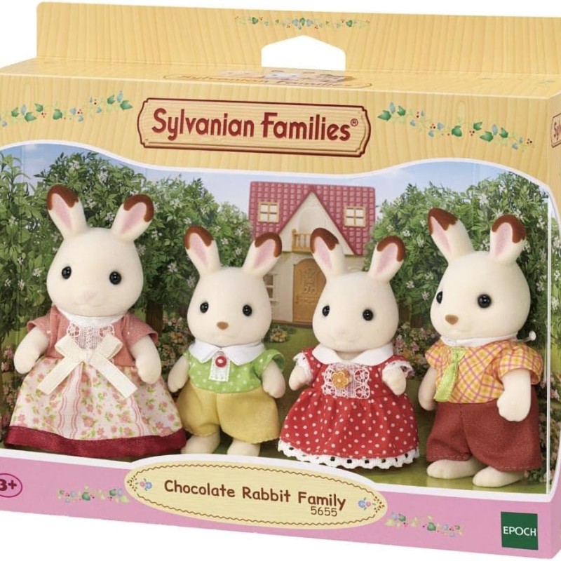 Sylvanian Families 5655 - Chocolate Rabbit Family (new)
