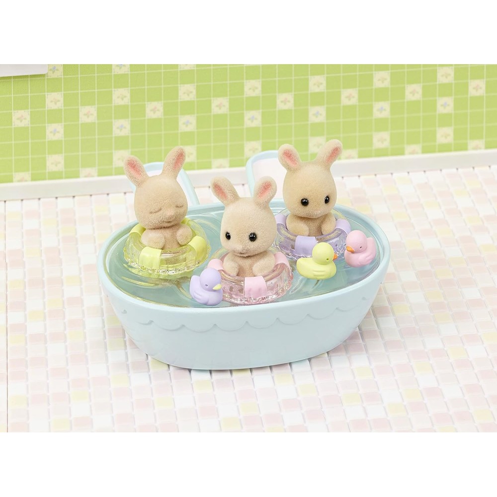 Sylvanian Families 5707 - Triplets Baby Bathtime Set