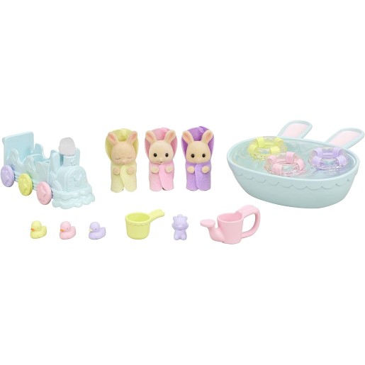 Sylvanian Families 5707 - Triplets Baby Bathtime Set