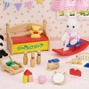 Sylvanian Families 5709 - Baby's Toy Box Snow Rabbit & Panda Babies
