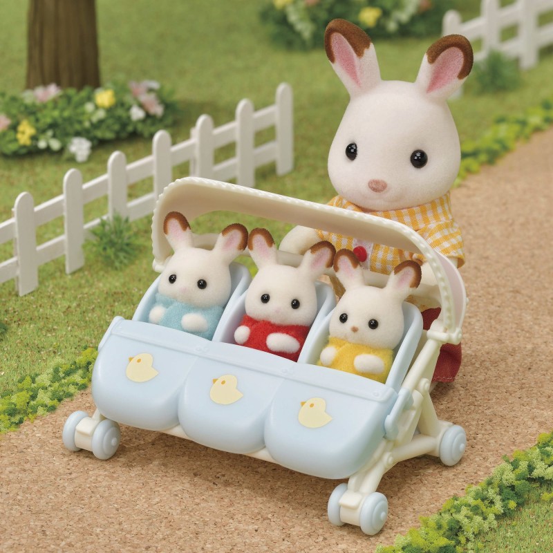 Sylvanian Families 5533 - Triplets Stroller