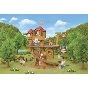 Sylvanian Families 5668 - Adventure Tree House Gift Set Camping Edition