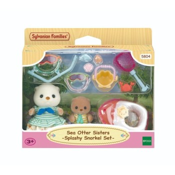 Sylvanian Families 5804 - Sea Otter Sisters Splashy Snorkel Set