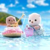 Sylvanian Families 5804 - Sea Otter Sisters Splashy Snorkel Set