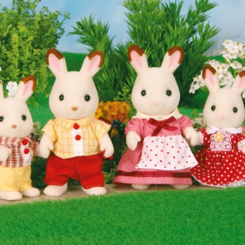 Sylvanian Families 4150 - Chocolate Rabbit Familiy