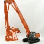 SHINSEI - Hitachi 350 LC K Excavator with High Reach Demolition Crusher and 2nd Boom with Bucket 1:50