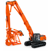 SHINSEI - Hitachi ZX350 LCK Excavator with High Reach Demolition Crusher and 2nd Boom with Bucket 1:50