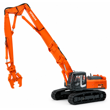 SHINSEI - Hitachi ZX350 LCK Excavator with High Reach Demolition Crusher and 2nd Boom with Bucket 1:50