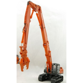SHINSEI - Hitachi 350 LC K Excavator with High Reach Demolition Crusher and 2nd Boom with Bucket 1:50