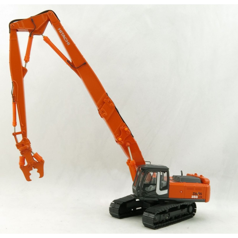SHINSEI - Hitachi 350 LC K Excavator with High Reach Demolition Crusher and 2nd Boom with Bucket 1:50