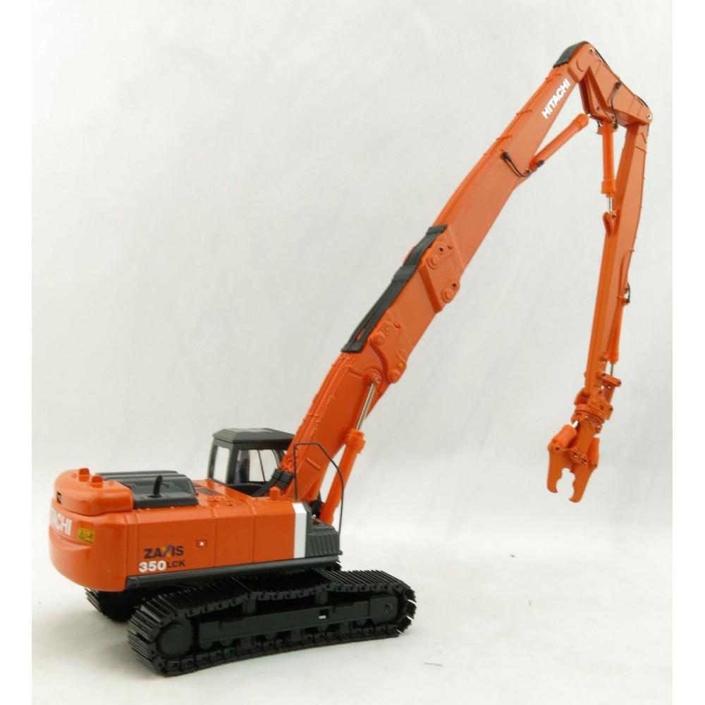 SHINSEI - Hitachi 350 LC K Excavator with High Reach Demolition Crusher and 2nd Boom with Bucket 1:50