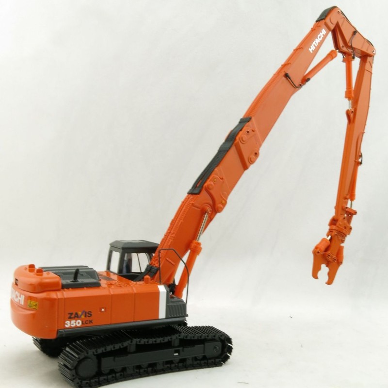 SHINSEI - Hitachi 350 LC K Excavator with High Reach Demolition Crusher and 2nd Boom with Bucket 1:50