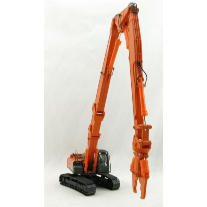 SHINSEI - Hitachi 350 LC K Excavator with High Reach Demolition Crusher and 2nd Boom with Bucket 1:50